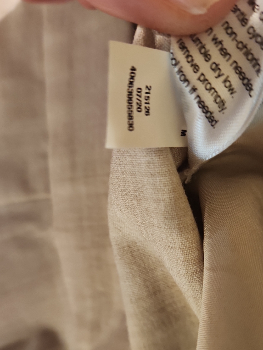 ❤ NWOT! ELIZABETH AND JAMES HIGH RISE WIDE LEG CROP PANTS, OATMEAL HEATHER, M - Picture 7 of 8